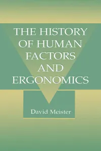 The History of Human Factors and Ergonomics_cover