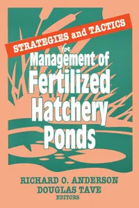 Strategies and Tactics for Management of Fertilized Hatchery Ponds_cover