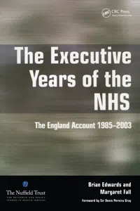 The Executive Years of the NHS_cover