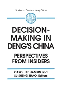 Decision-making in Deng's China_cover