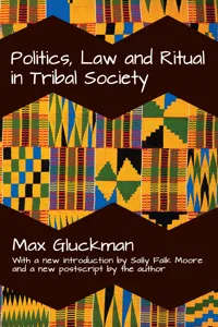 Politics, Law and Ritual in Tribal Society_cover