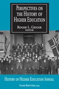 Perspectives on the History of Higher Education_cover