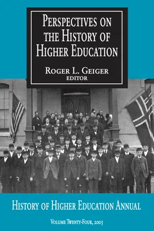 Perspectives on the History of Higher Education