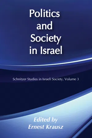 Politics and Society in Israel