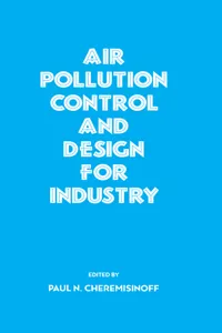 Air Pollution Control and Design for Industry_cover