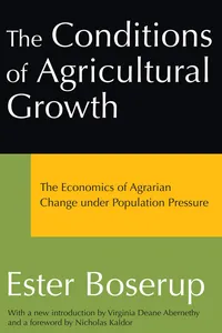 The Conditions of Agricultural Growth_cover