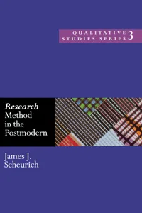 Research Method in the Postmodern_cover