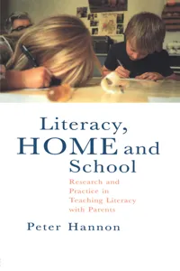 Literacy, Home and School_cover