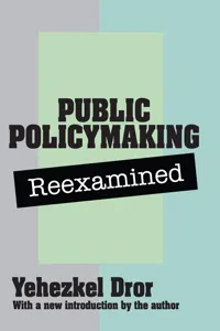 Public Policy Making Reexamined_cover