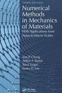 Numerical Methods in Mechanics of Materials_cover