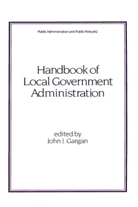 Handbook of Local Government Administration_cover