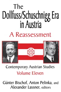 The Dollfuss/Schuschnigg Era in Austria_cover