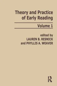 Theory and Practice of Early Reading_cover