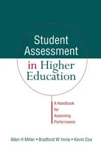 Student Assessment in Higher Education_cover