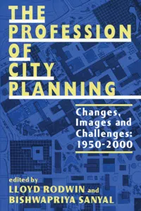 The Profession of City Planning_cover