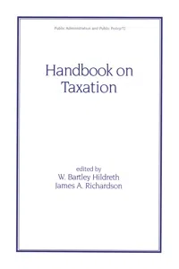 Handbook on Taxation_cover