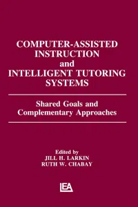 Computer Assisted Instruction and Intelligent Tutoring Systems_cover