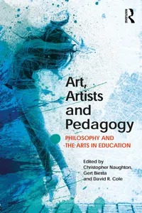 Art, Artists and Pedagogy_cover