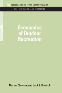 Economics of Outdoor Recreation_cover
