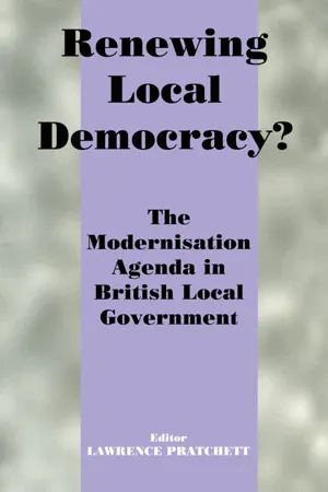 Renewing Local Democracy?