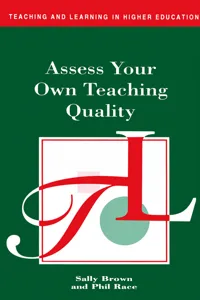 Assess Your Own Teaching Quality_cover