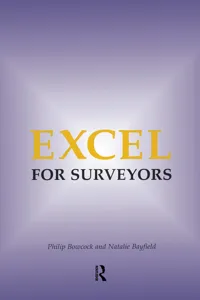 Excel for Surveyors_cover