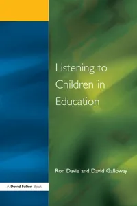 Listening to Children in Education_cover