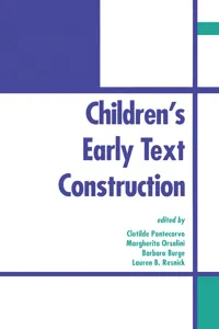 Children's Early Text Construction_cover