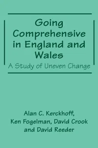 Going Comprehensive in England and Wales_cover