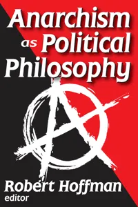 Anarchism as Political Philosophy_cover