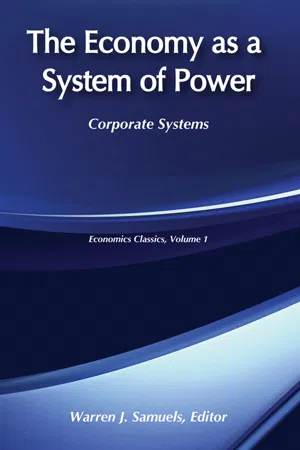 The Economy as a System of Power