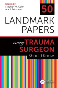 50 Landmark Papers every Trauma Surgeon Should Know_cover