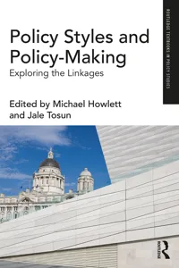 Policy Styles and Policy-Making_cover