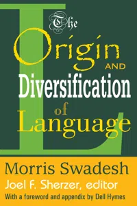 The Origin and Diversification of Language_cover