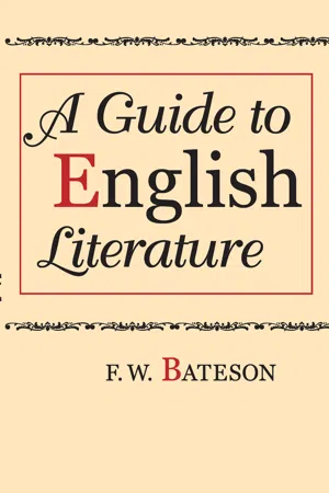 A Guide to English Literature