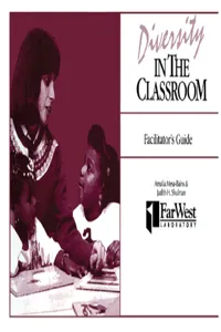 A Facilitator's Guide To Diversity in the Classroom_cover