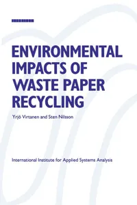 Environmental Impacts of Waste Paper Recycling_cover