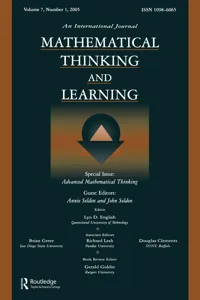 Advanced Mathematical Thinking_cover