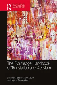 The Routledge Handbook of Translation and Activism_cover