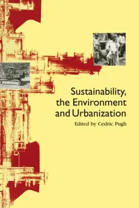 Sustainability the Environment and Urbanisation_cover