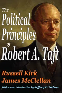 The Political Principles of Robert A. Taft_cover