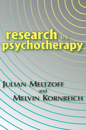 Research in Psychotherapy