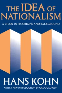 The Idea of Nationalism_cover