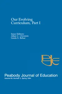 Our Evolving Curriculum_cover