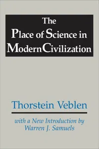 The Place of Science in Modern Civilization_cover