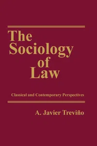 The Sociology of Law_cover