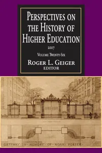 Perspectives on the History of Higher Education_cover