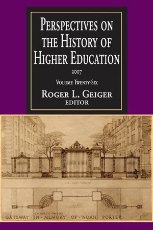 Perspectives on the History of Higher Education