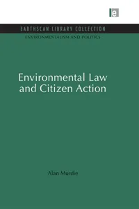 Environmental Law and Citizen Action_cover