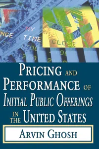 Pricing and Performance of Initial Public Offerings in the United States_cover